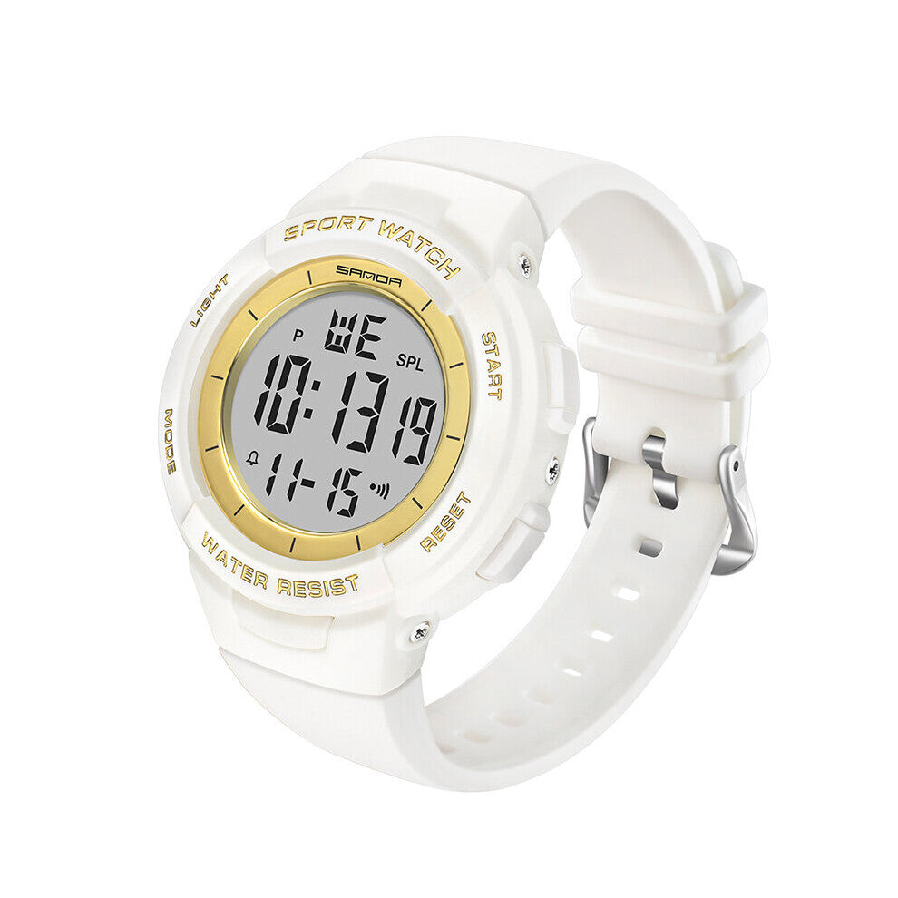 Outdoor Sports Watch Women LED Watches Waterproof Ladies Wristwatch Alarm For Female Kid Children Girls Teenager