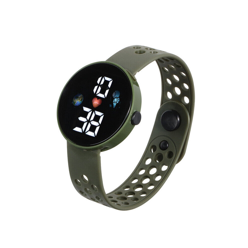 LED Electronic Watch for Women and Men Students Children Love Astronauts Luminous Sports Digital Wrist Watches Gift