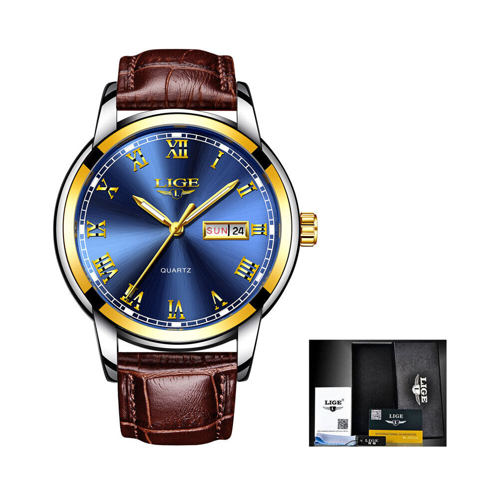 LIGE Women Watches Top Ladies Quartz Wristwatch Dress Watch Relgio Feminino Clock Montre Femme Gift