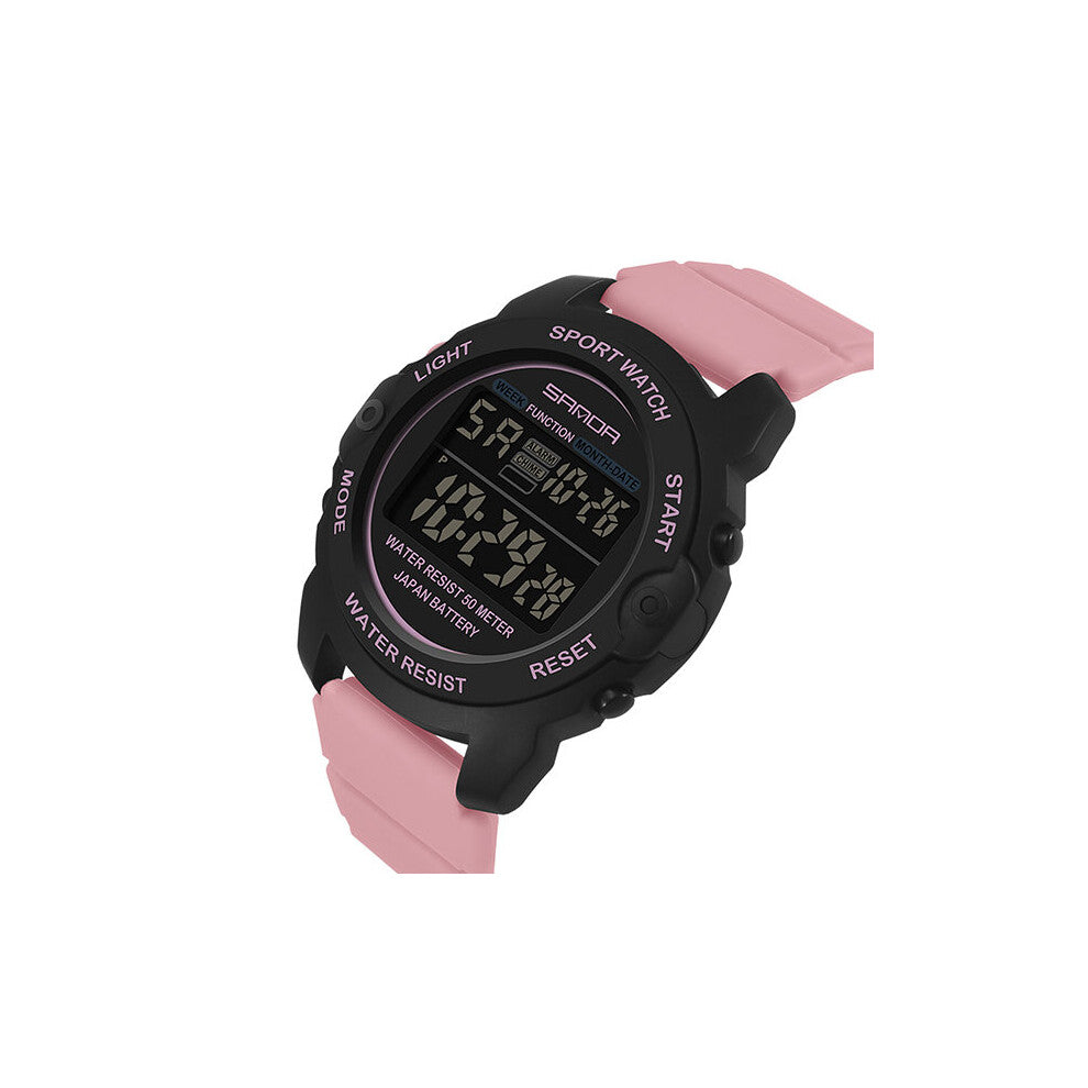 SANDA Sports Women Watches Casual Waterproof LED Digital Watch Female Wristwatches For Women Clock Relogio Feminino