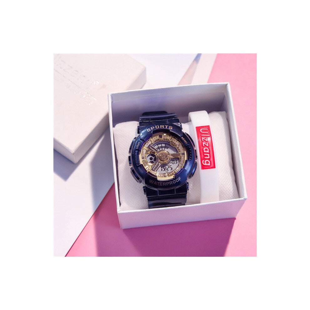 Men Women Digital Watches Ins Pink Sport Watch for Female LED 5ATM Waterproof Lover Wristwatch Student Gift