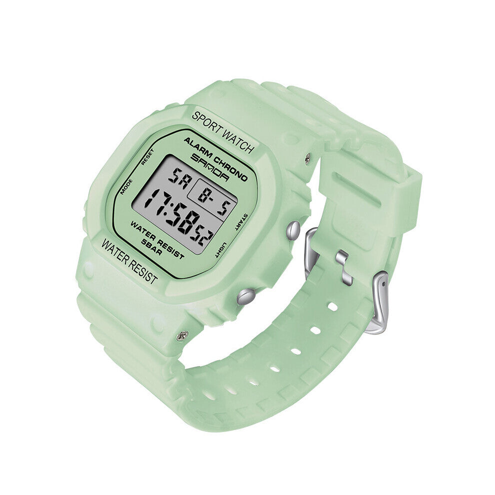 Women Sport Watches 50M Waterproof Ladies Digital Watch SANDA Top Lover's Gift Outdoor Electronic Clock