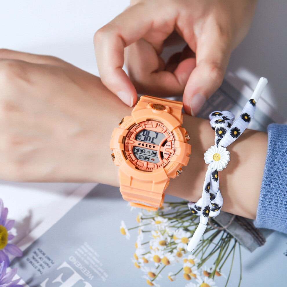 Electronic Digital Watch Multifunctional Watch Casual Wrist Watch For Women Girls XIN-Shipping