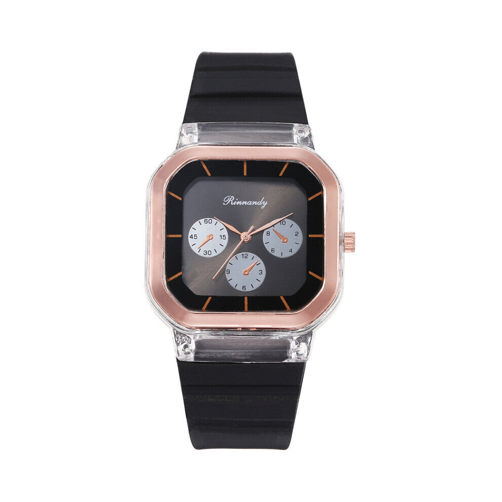 Quartz Watch For Women Silicone Sports Wristwatch For Ladies Casual Female Clock Relogio Feminino