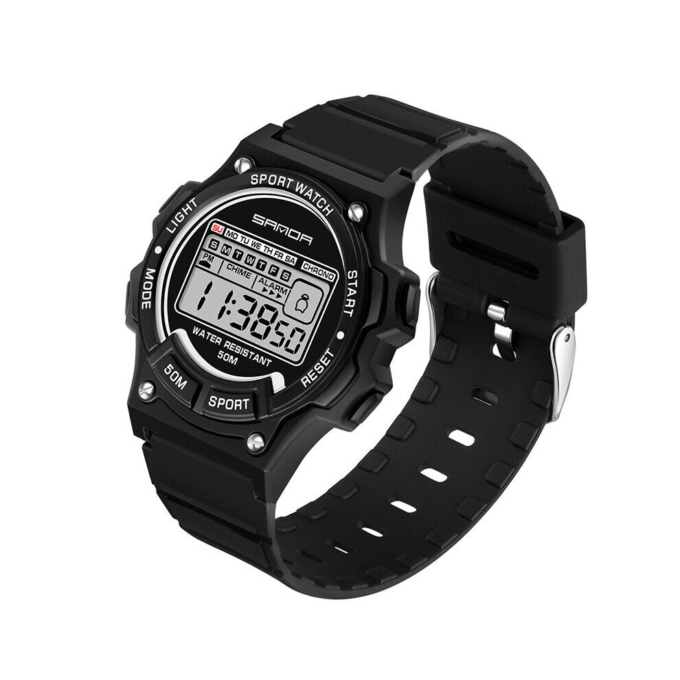 Sports Women Watch LED Digital Quartz Wrist Casual Multifunction Waterproof Wristwatches For Clock Relogio 6020