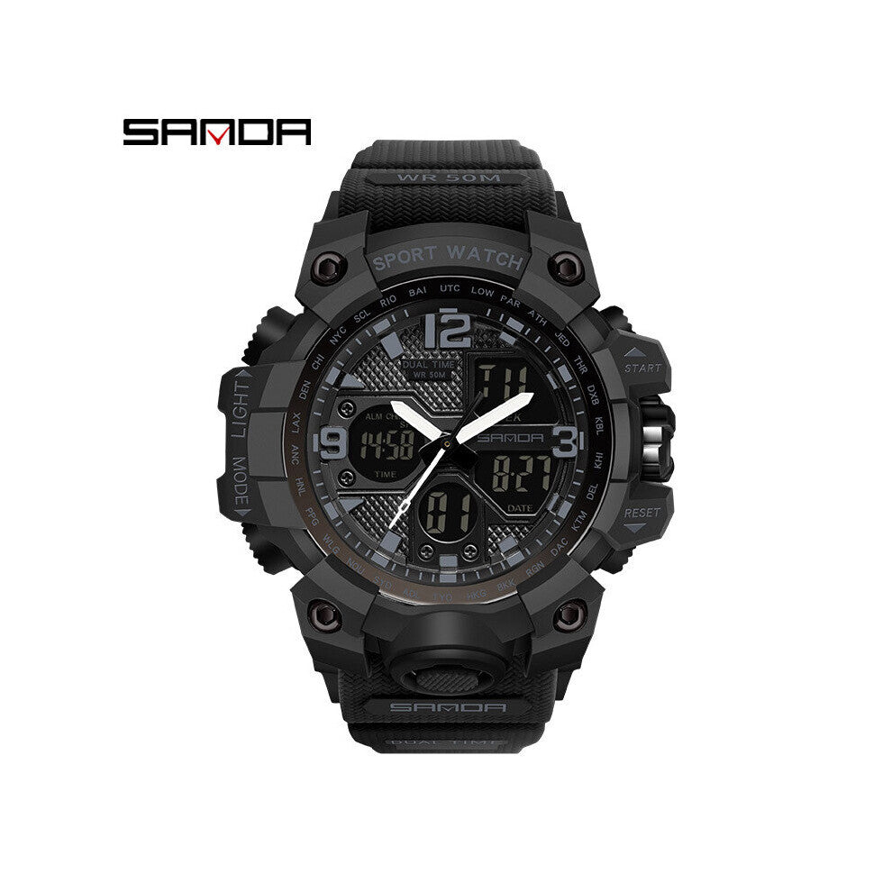 Sports Women's Watches Analog Digital Wristwatch Multifunction Waterproof Watch Casual Clock Relogio Feminino 942