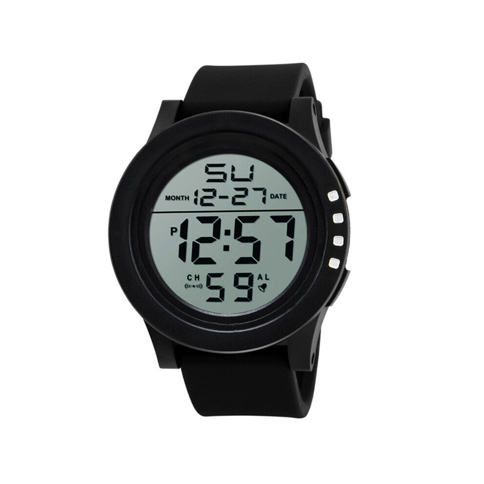 Summer Women's Outdoor Sports Digital Watches Kids Watch Alarm Electronic Clock Waterproof Digital Watch For Men Women