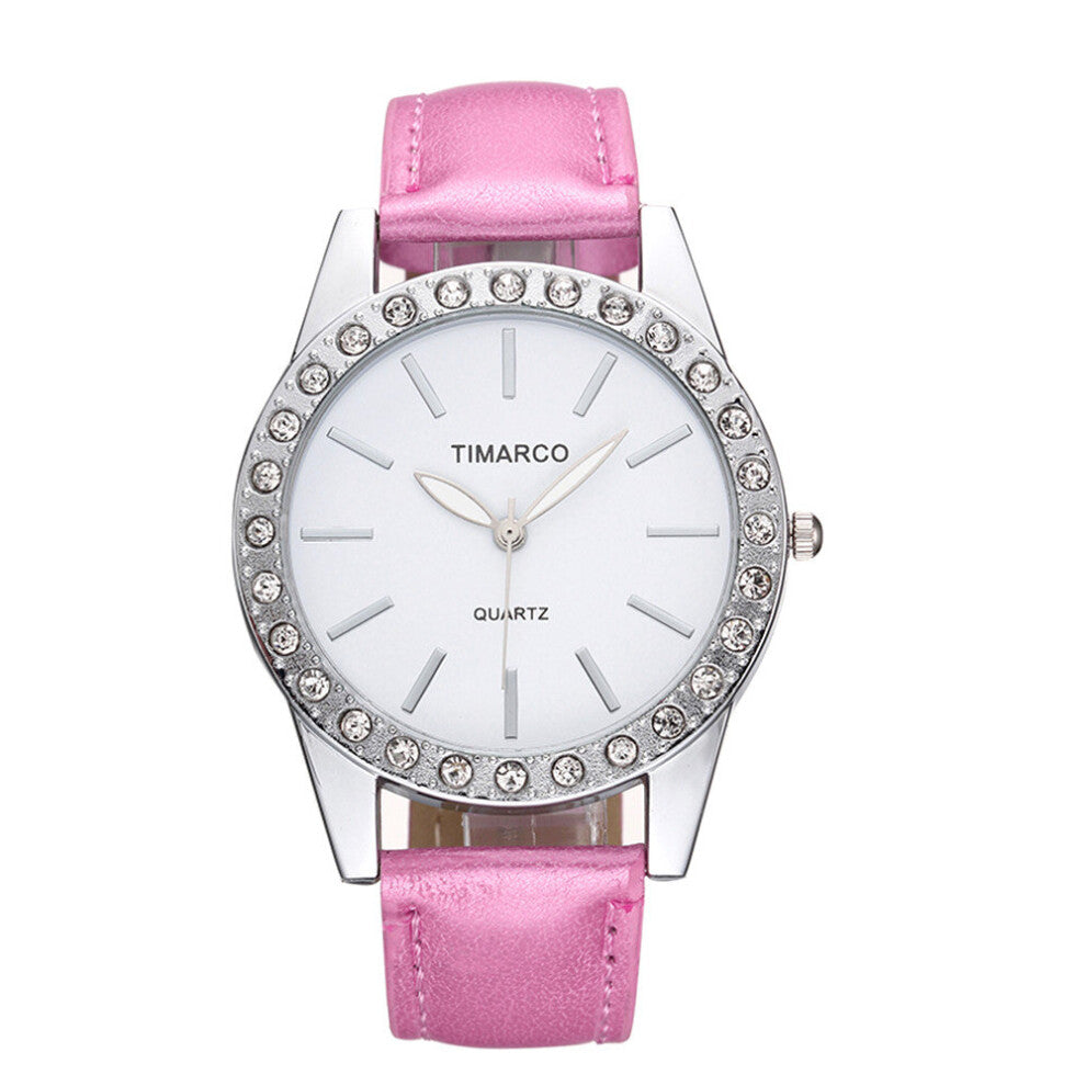 Watches Women Watch Diamond Quartz Watch For Women Leather Women's Bracelet Ladies Wristwatch Clock Relogio Feminino
