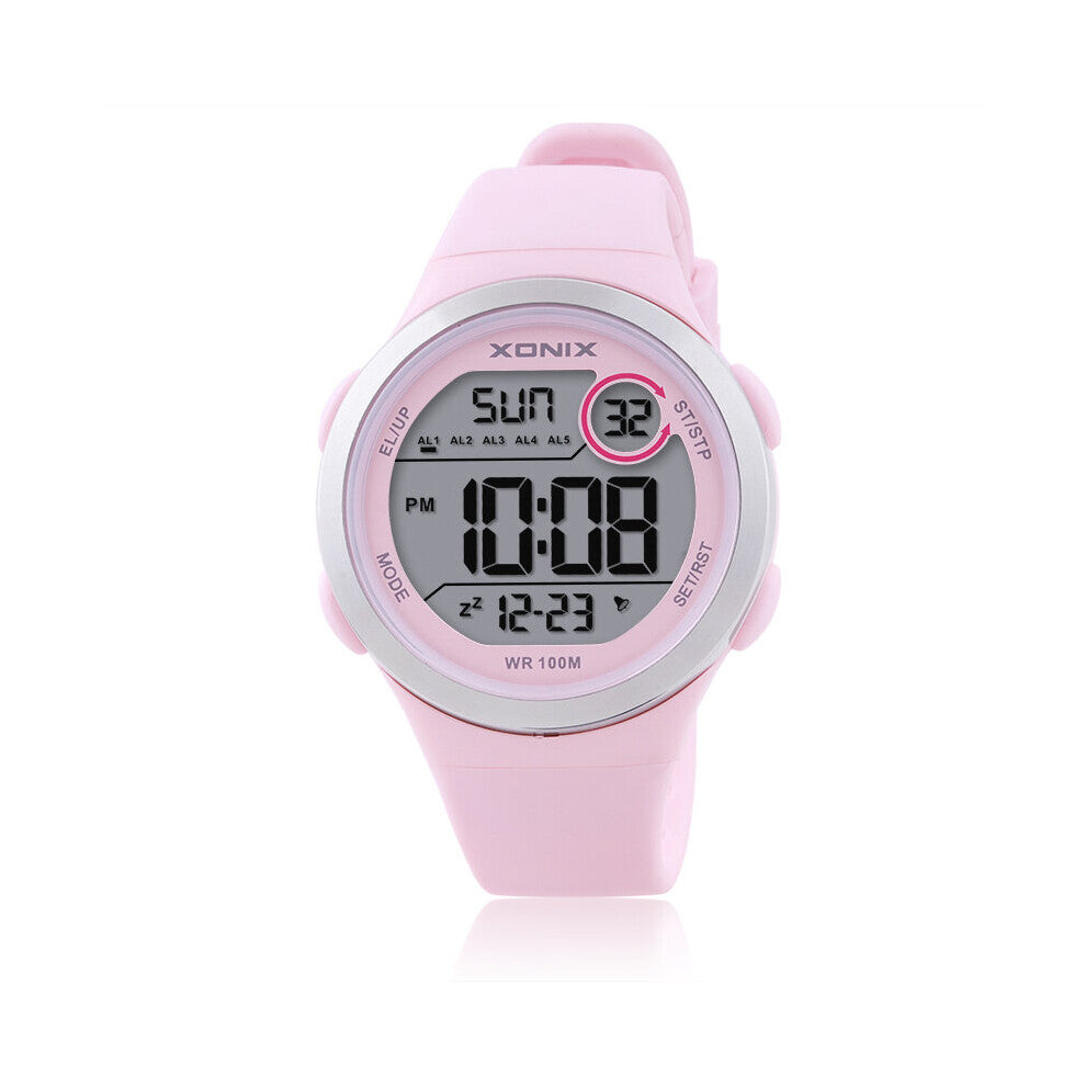 Women Sports Watches Multifunction 5 Groups of Alarms Dual time Digital Watch Waterproof 100m Swimming Diving Wristwatch