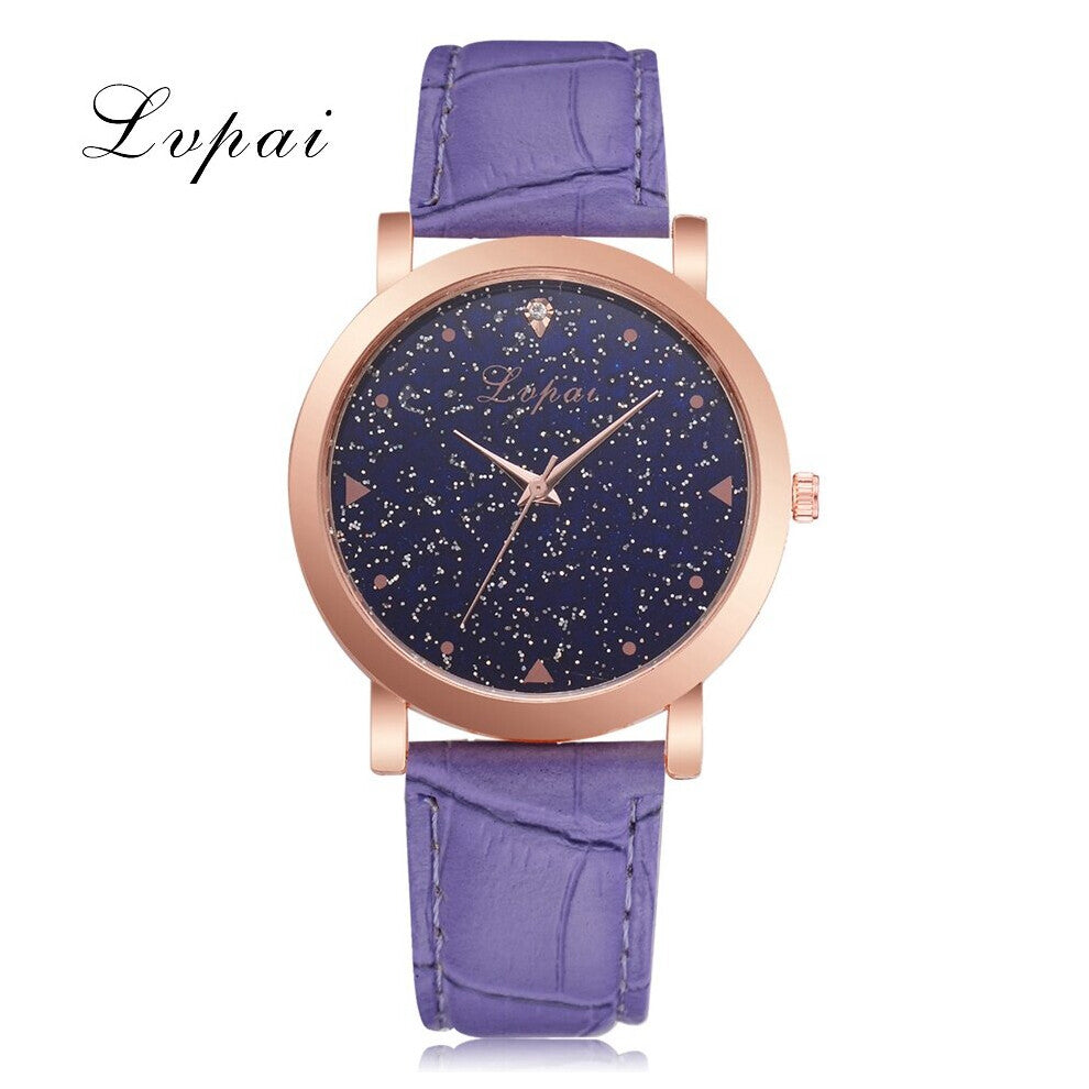 Starry Women Watches Steel Quartz Ladies Rose Bracelet Watch Casual Clock Girl Wristwatch Relogio Watches