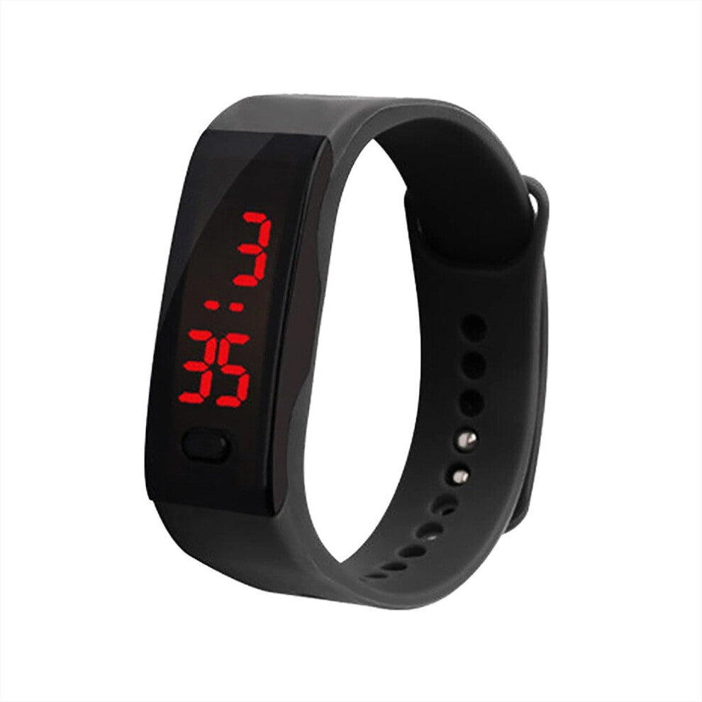 Watches Children's LED Digital Display Bracelet Watch Children's Students Silicone Sports Watch Electronic Wristwatches#25