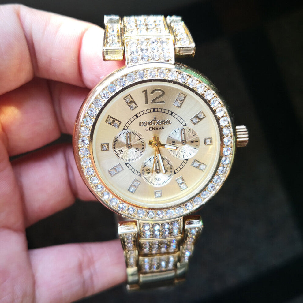 Crystal Women Bracelet Watches Top Diamond Ladies Quartz Clock Steel Female Wristwatch Montre Femme Relogio