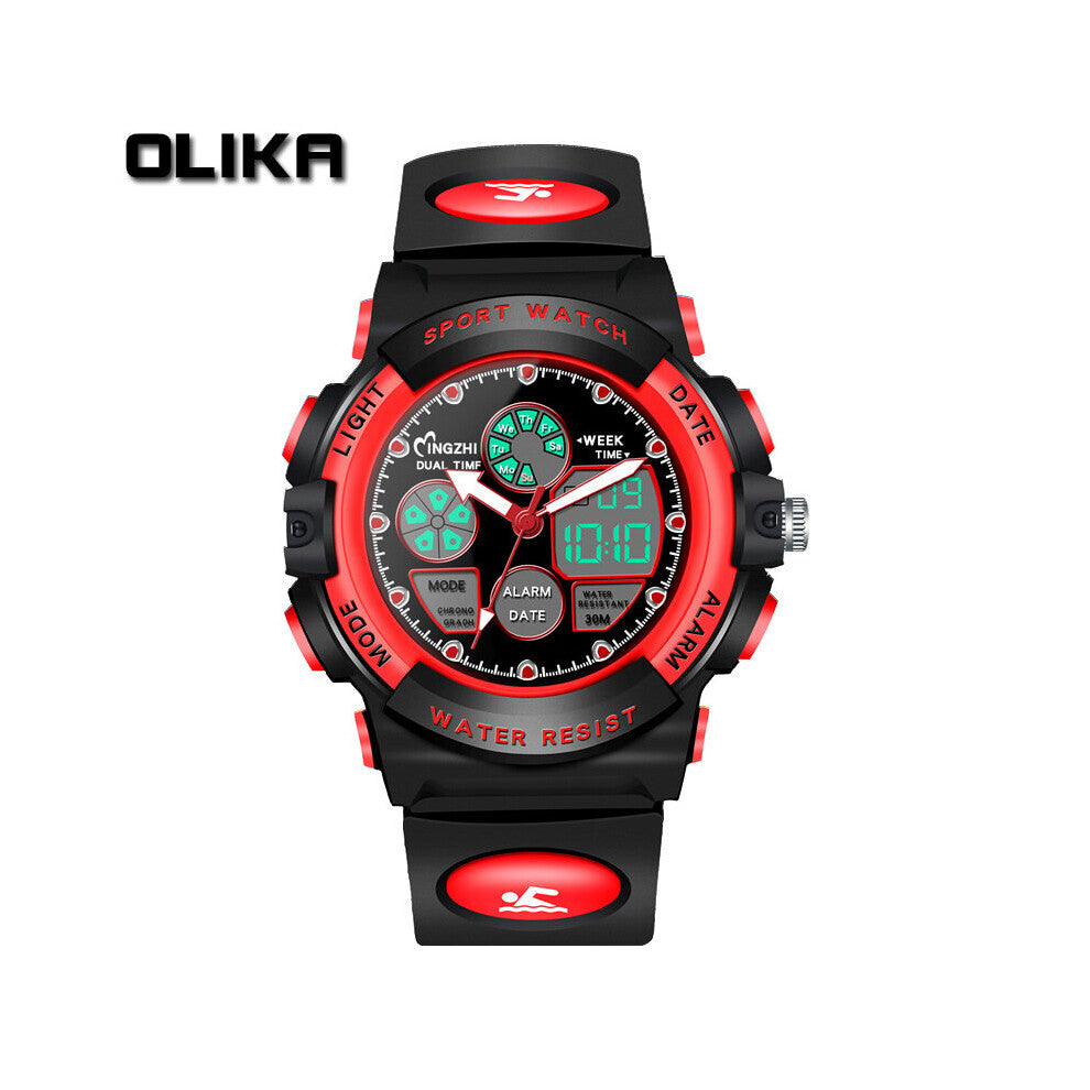 Children's Sports Watch Luminous Chronographe Digital Watch Kid's Watches Electronic LED Wrist Watch Child Clock Gift reloj