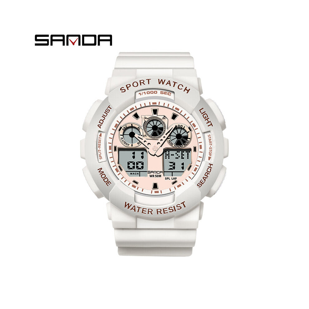 Women Sports Watches Multifunction Waterproof Watch Analog Digital Watch Ladies Clock Casual Relogio Feminino 3017