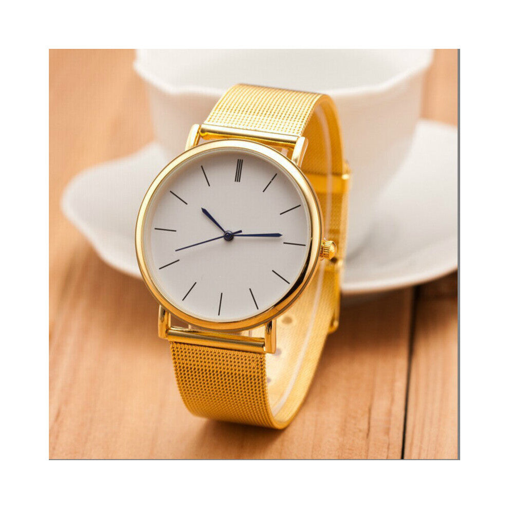 Dropship Famous Silver Casual Quartz Watch Women Mesh Stainless Steel Dress Women Watches Relogio Feminino Clock