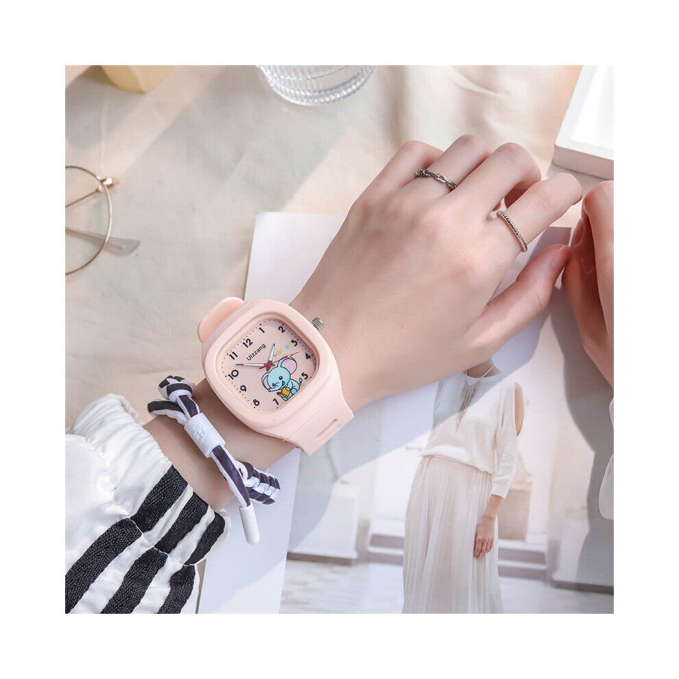 Cartoon Elephant Children Watches Electronic Silicone Strap Wrist Watch Girls Watch Boys Kids Student Gift Clock Reloj Infantil