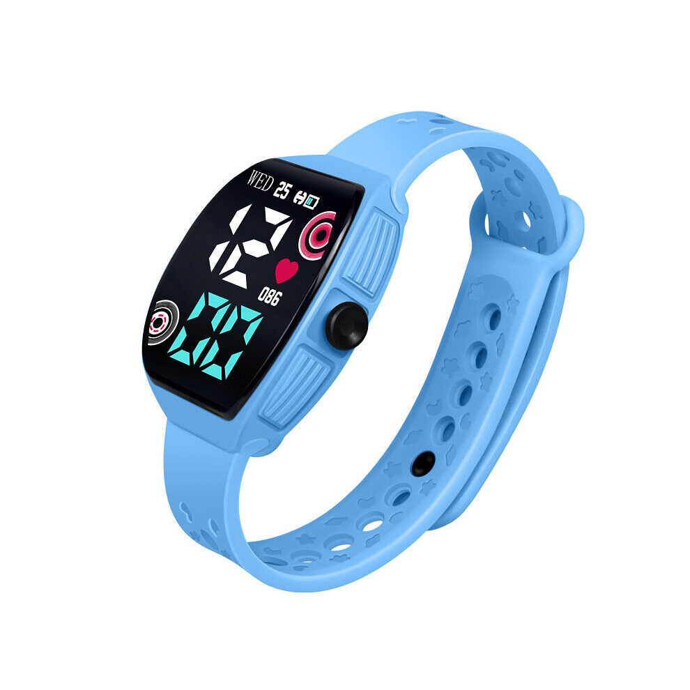 LED Square Student Electronic Watch Casual Sports Children Men and Women Detachable Strap Digital Wristwatches