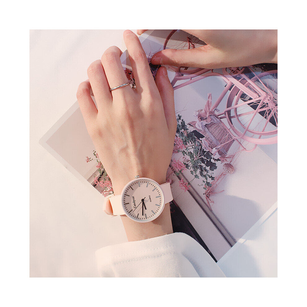 High Women's watches for kid boys girls clock mint green candy jelly children watch women quartz watches #9