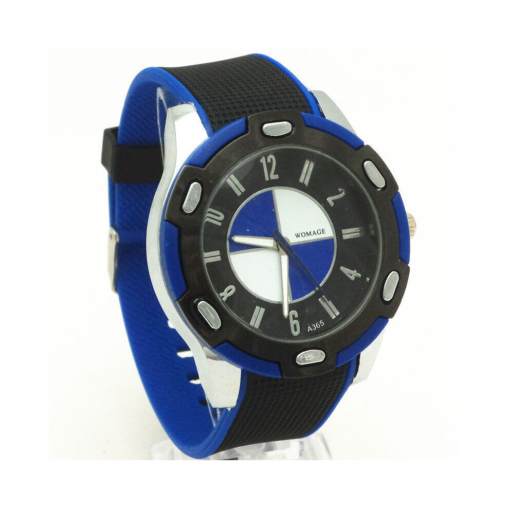 shipping!Promtional Price!Silicone belt,silver plating case,quartz movement,sport quartz watches