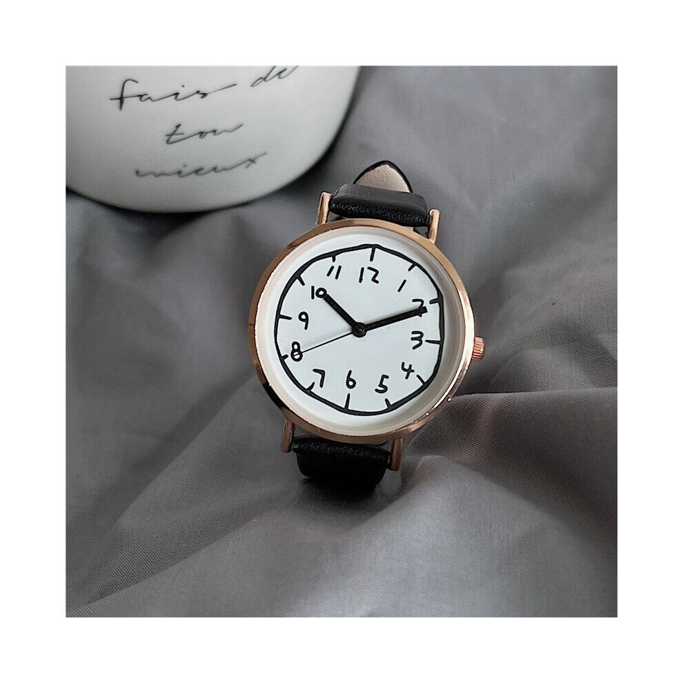 Student Style Women's Watches Ladies Watch Leather Watch Women Girls Female Quartz Wristwatches Montre Femme