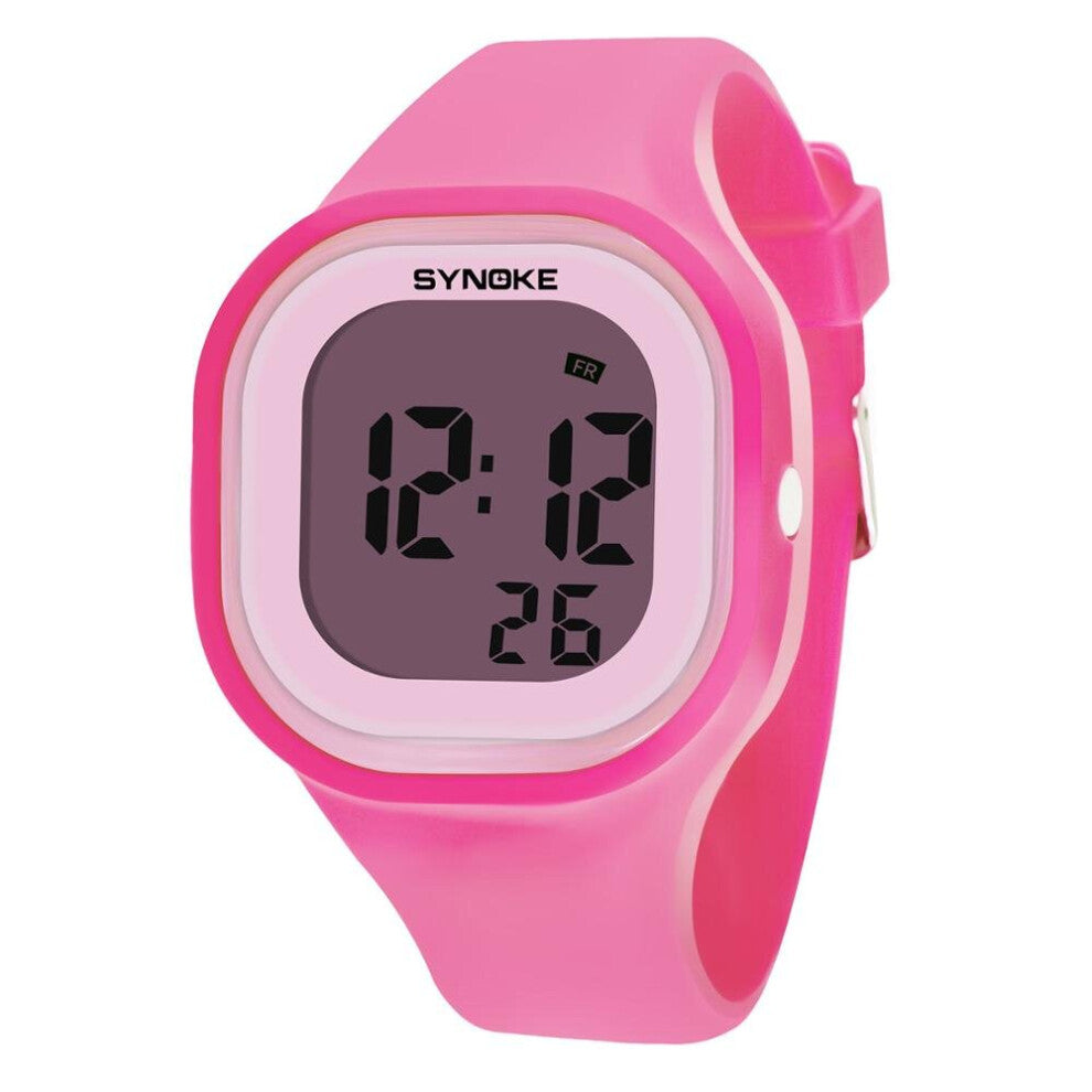 UTHAI CE05 Arrival Colorful Kids Children Girl Boy Watches Wrist Clock Silicone LED Light Digital WristWatches Girl