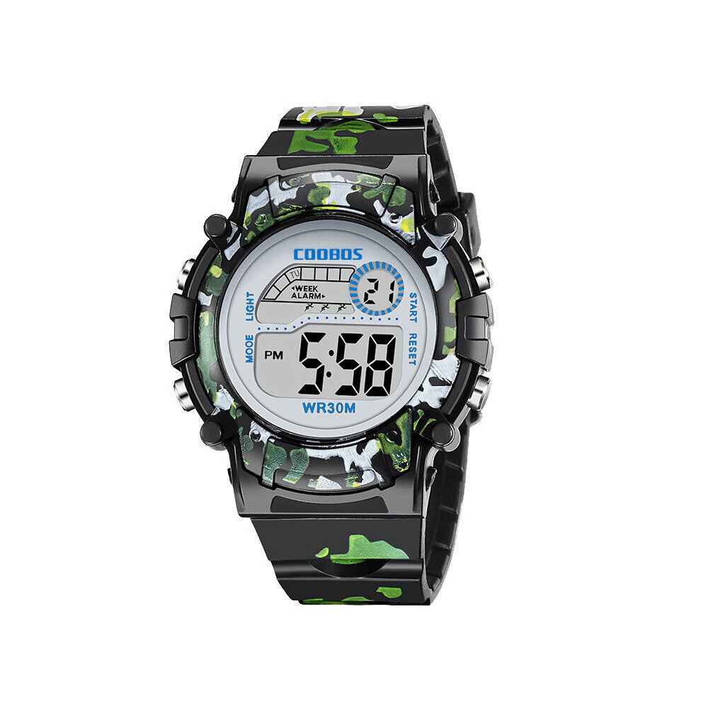 Camouflage Kids Watch For Girls Sport Waterproof Digital Watches Boy LED Luminous Date Clock Multifunction relogio infantil
