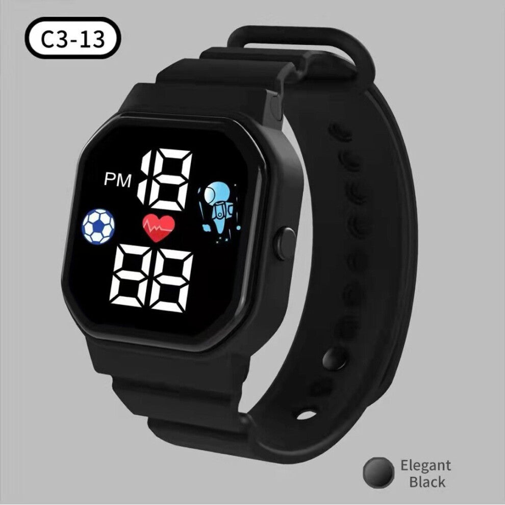 Digital Wristwatches Kids Waterproof Sports Smart Children Watch LED Dial Child Watches Girls Boys Student Clock