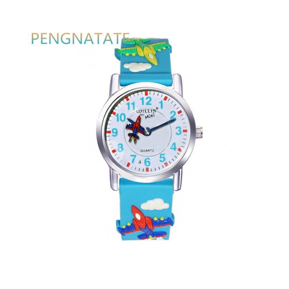 Brands Children Waterproof Watches child 3D CLOCK Analog Wrist Watch Clock kid Quartz WristWatches