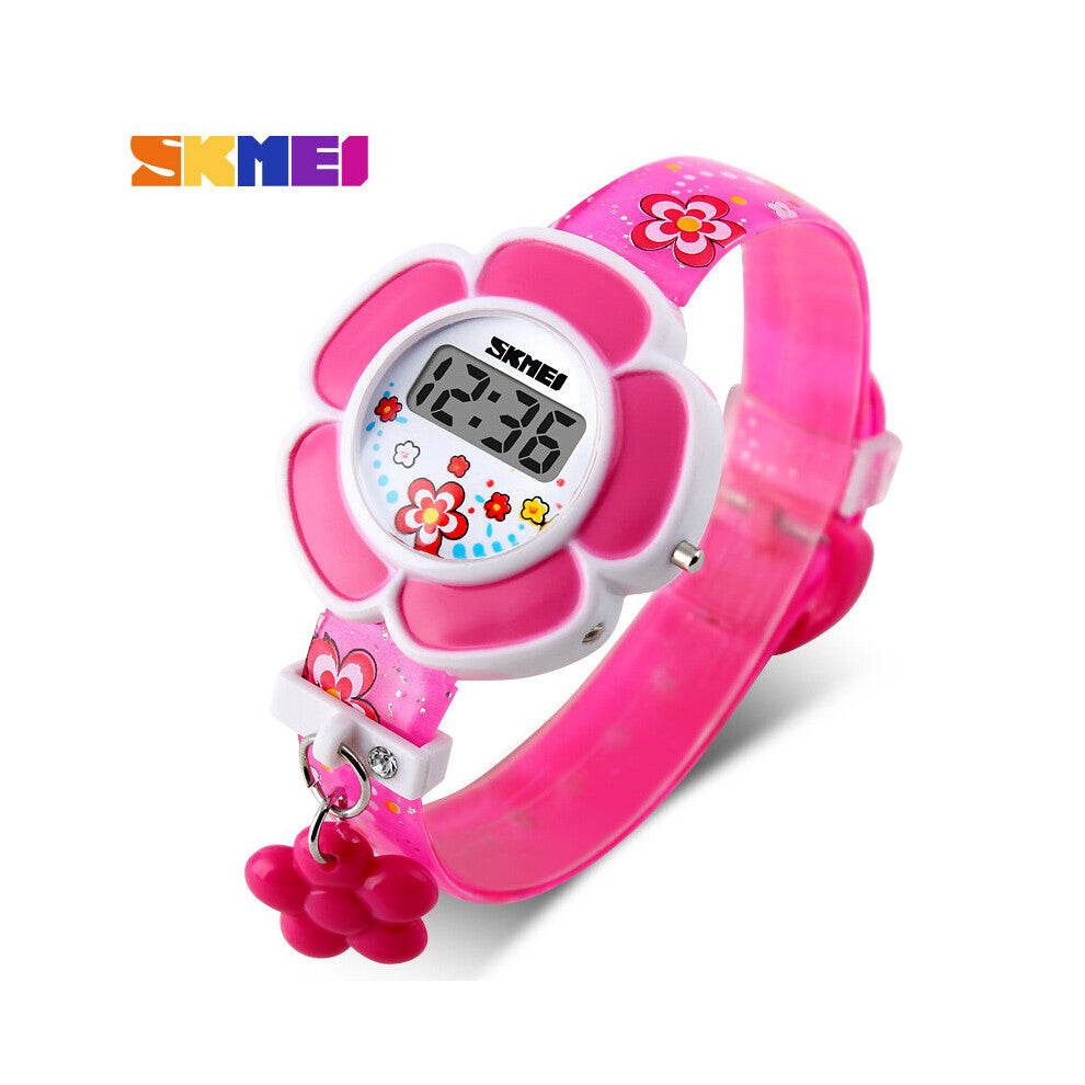 Hot Printed Flower Children Watches Cartoon Watch Kids 3D Plastic Digital Watch Boy Clock Hour Gift Montre