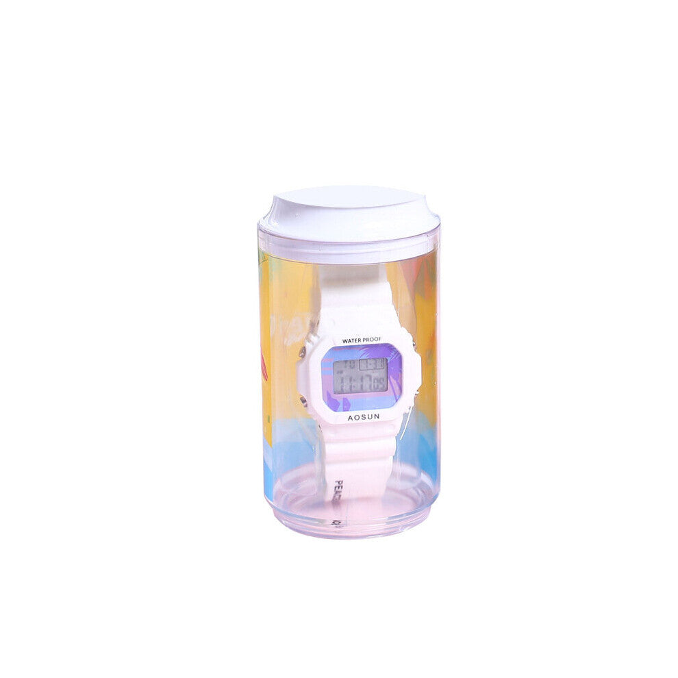 Primary and secondary school women's watches multifunctional electronic watches waterproof and fall of l