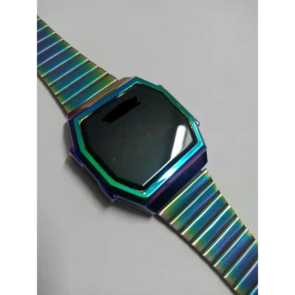 AOLuxury Men's Sport LED Digital Wrist Watches for Men Women Steel Electronic Watch Full Touch Military Clock Reloj Hombre