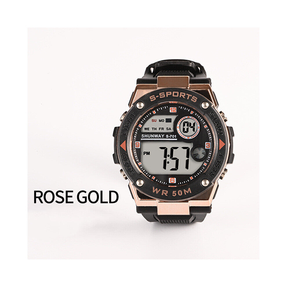 Sport Kids Electronic Watch Student Swimming Children Digital Watches Waterproof 50M Shockproof Luminous Kids Clock S701