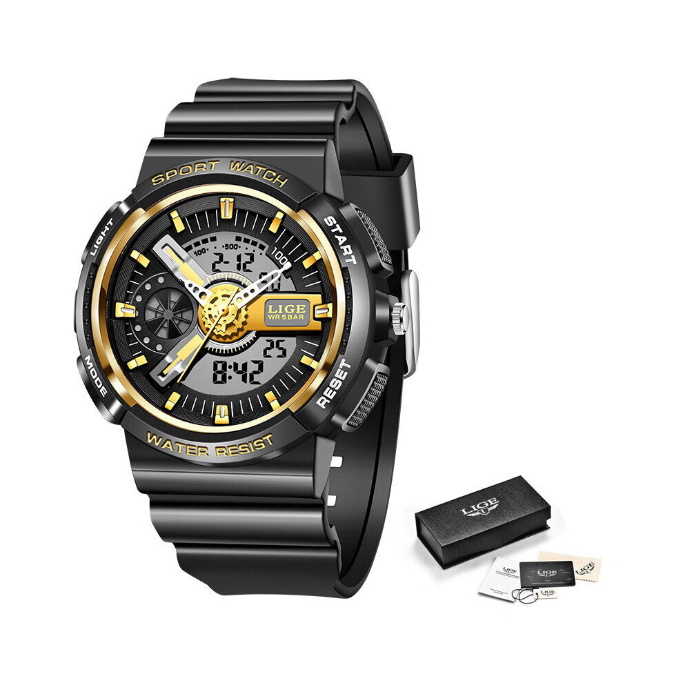 Children LED Electronic Digital Watch Chronograph Clock Sport Watches 5Bar Waterproof Kids Wristwatches For Boys Girls