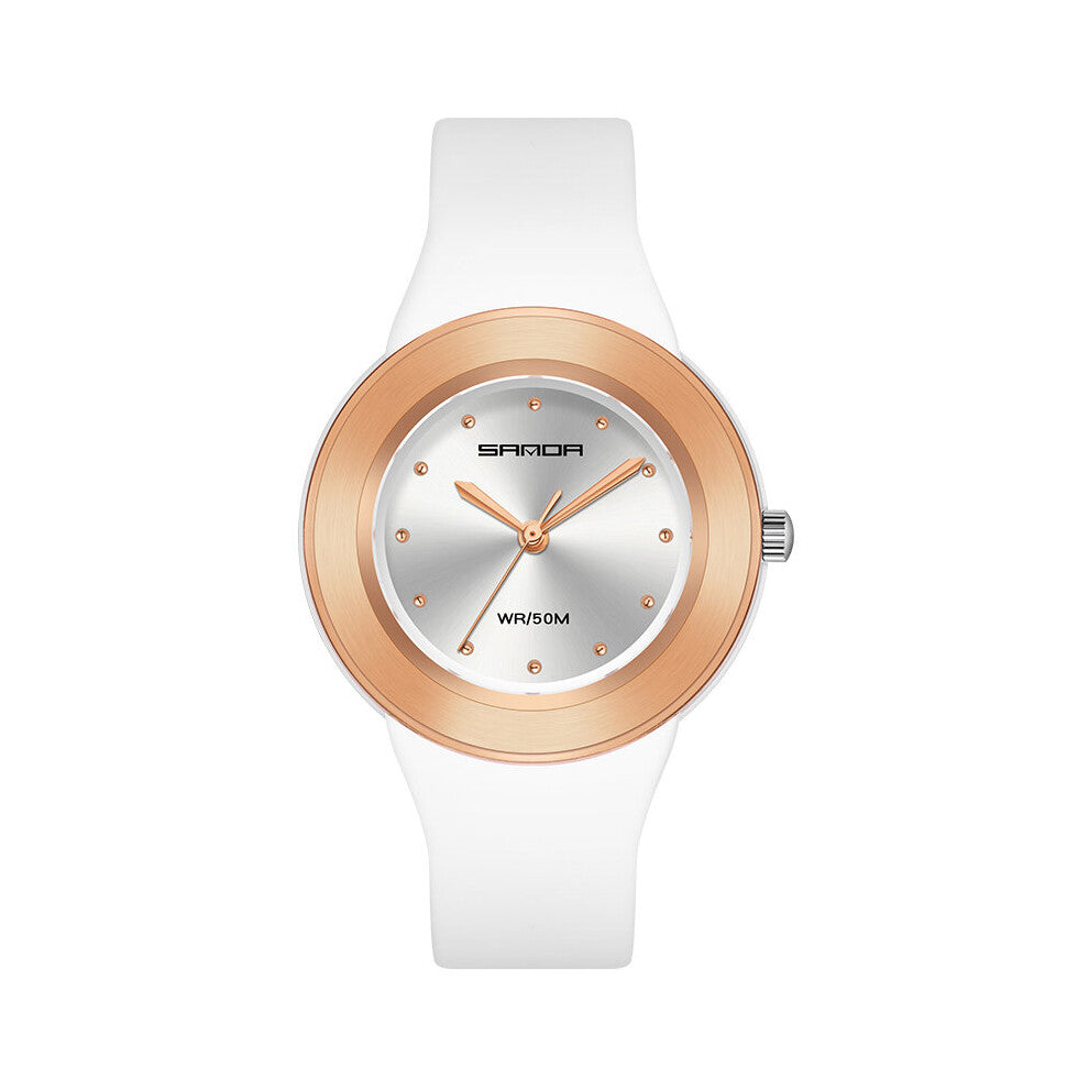 Women's Watches Rose Waterproof Quartz Watch Women Casual Wristwatch Relogio Feminino 3119