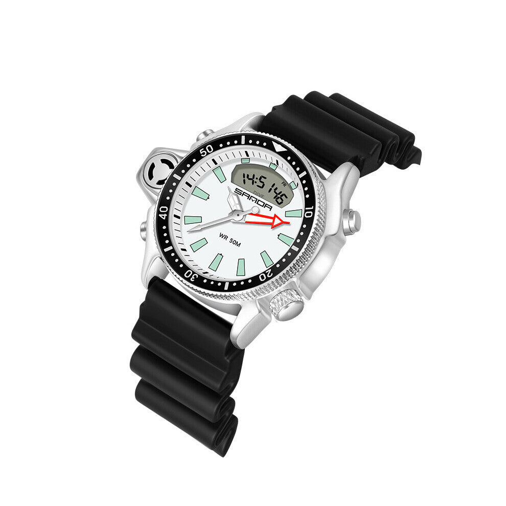 Sport Men's Watch Casual Style Watches Men Military Quartz Wristwatch Diver S Shock Man Men's Watch 3008