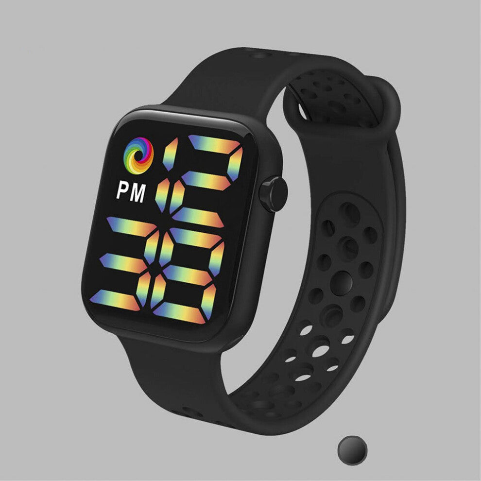 Digital Wristwatches Child LED Display Watches for Kids Luminous Waterproof Watch Girls Boys Square Casual Clock