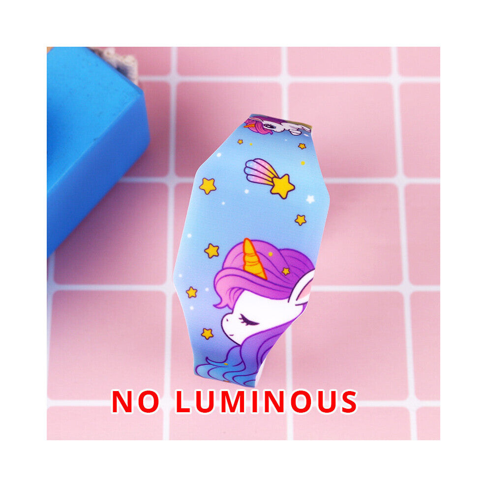 Cartoon Pattern Luminous Kids Watches Girls Silicone Strap LED Children Watch Boys Reloj Infantil Wristwatches