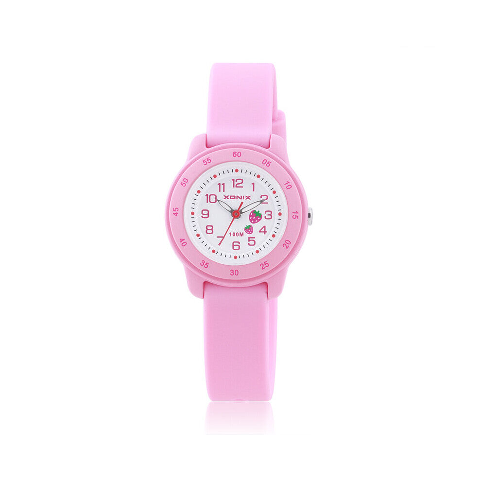 GOLDEN Children Boys Girls Colorful Quartz Watch Sports Student Time Party Clock Wristwatch Gift Swimming Diving WC
