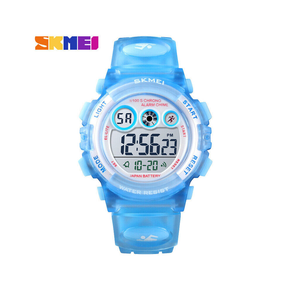 Kids Sports Digital Watch Function Children Electronic Watches 5ATM Waterproof LED Light Wristwatches for Boys Girls