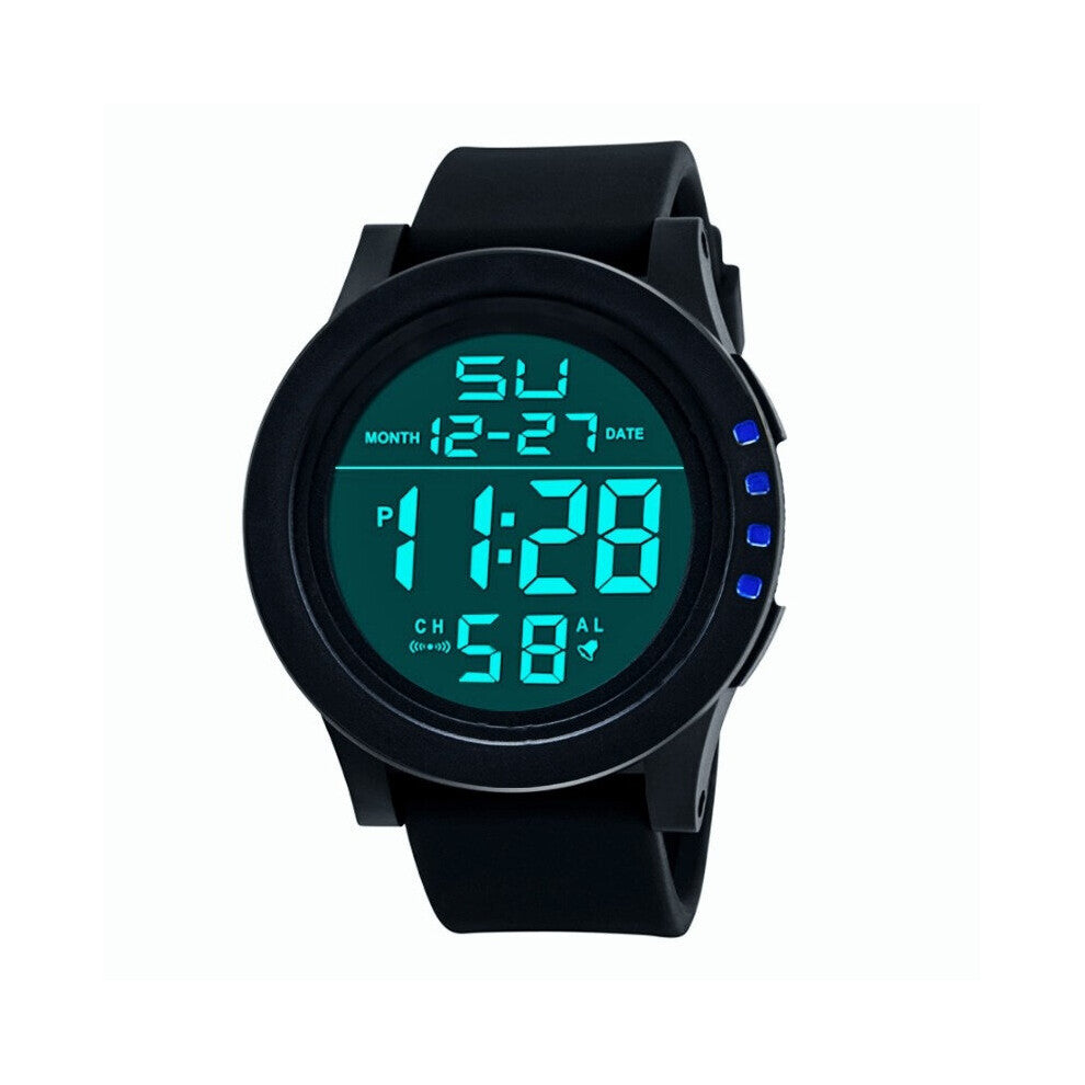 Outdoor Sports Mens Watches Classic Dual Display Digital Watch for Men Waterproof Male Wristwatches Clock