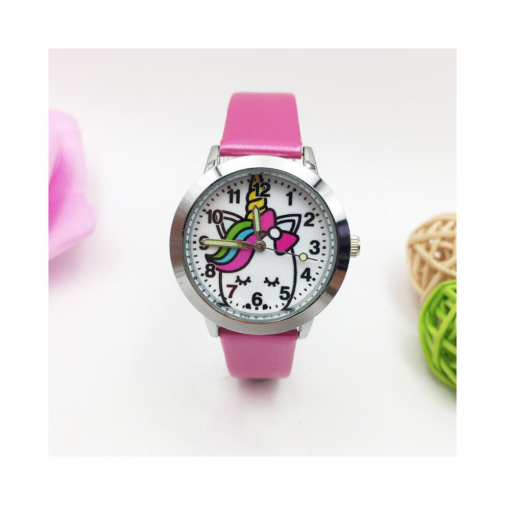 Cartoon Pattern Analog Quartz Watch For Kids Girls Boys Watches Jelly Strap Children Students Relogio Kol Saati Clock