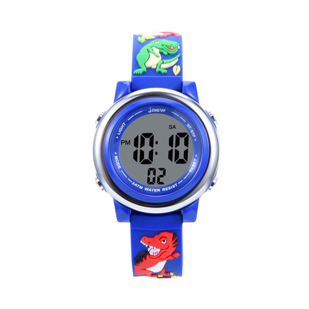 Kids Watches for Boys 3D Cartoon Waterproof Silicone 7 Flashing Lights Children Toddler Wrist Watch for Boy Little Child