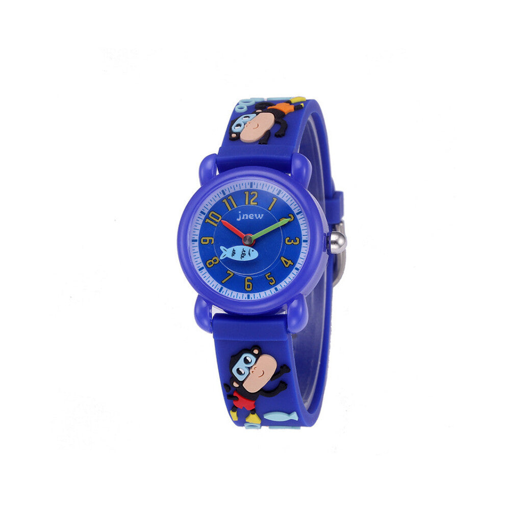 Colorful 3D Monkey Kids Watch for Boys Girls Cartoon Toddler Watches for Children Silicone Waterproof Wristwatch