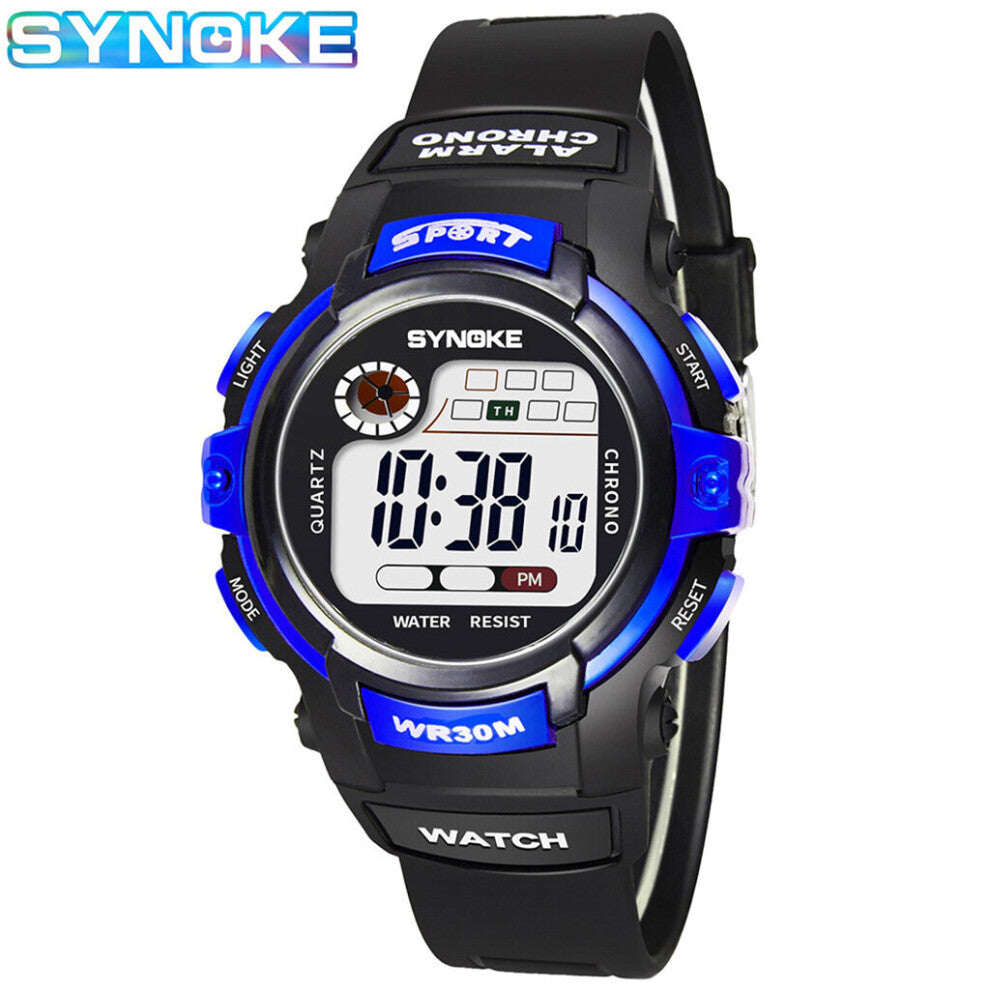 13 Years Old for Children Digita Waterproof Watches Fashio Luminous Movement Multi-function Watch The Boy In The Summer of