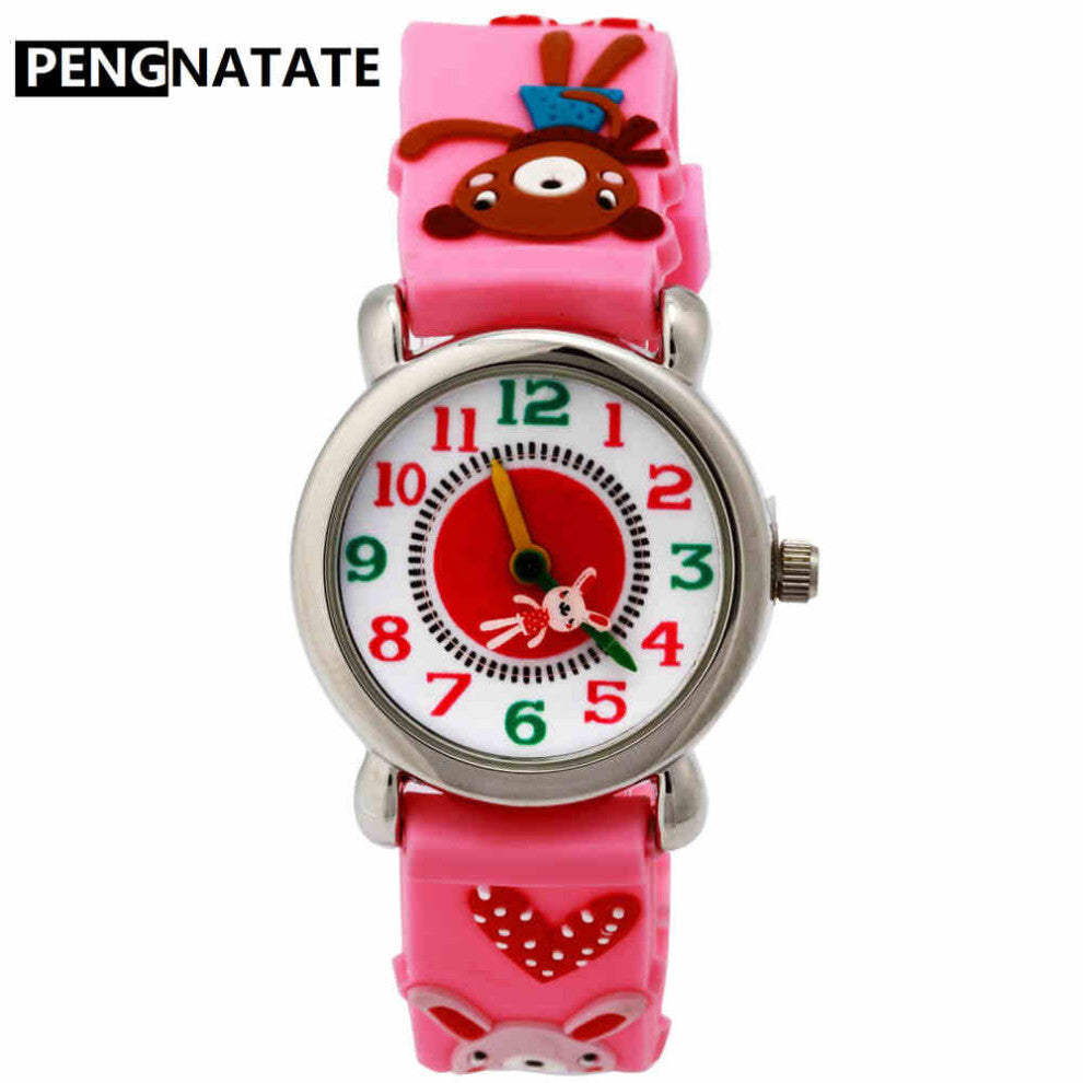 Bracelet Children Wristwatch 3D Cartoon Turtle Strap Kids Watch for Boy Girls Gift Student Hand Watches
