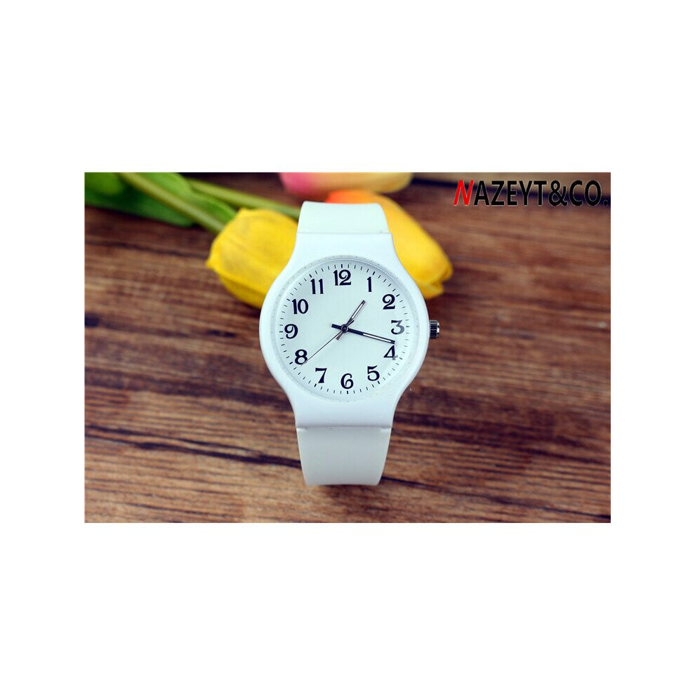 Nazeyt girls student ladies wristwatch Sports Children Plastic Watches Casual Relogio femininos montre femme Clock