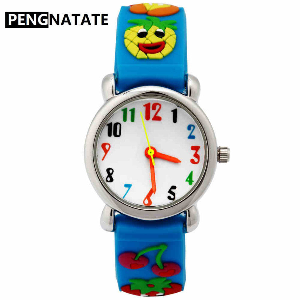 Children Girls Watches Lovely Pink Waterproof Bracelet Wristwatch Mini Cartoon Quartz Clock Silicone Strap Kids Watch