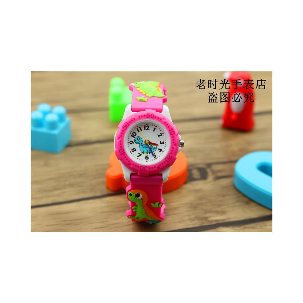 NAZEYT Children Watch 3D Cartoon Kids Watches Boys Girls Clock Child Dinosaur Silicone Strap Quartz Watch Students watch