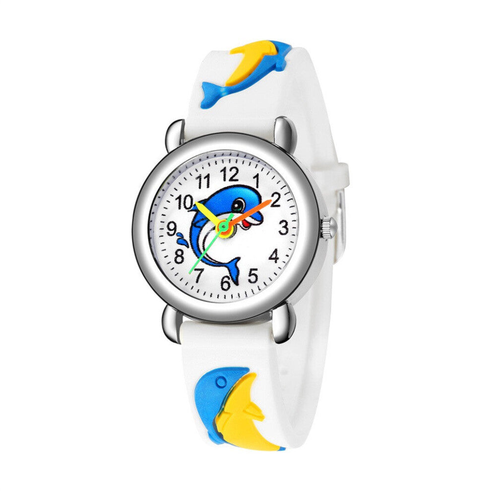 Boys Cartoon Analog Pattern Children Kids Watches Quartz Watch Wrist Kid's Watch Teen Girls Watches Ages 11-15