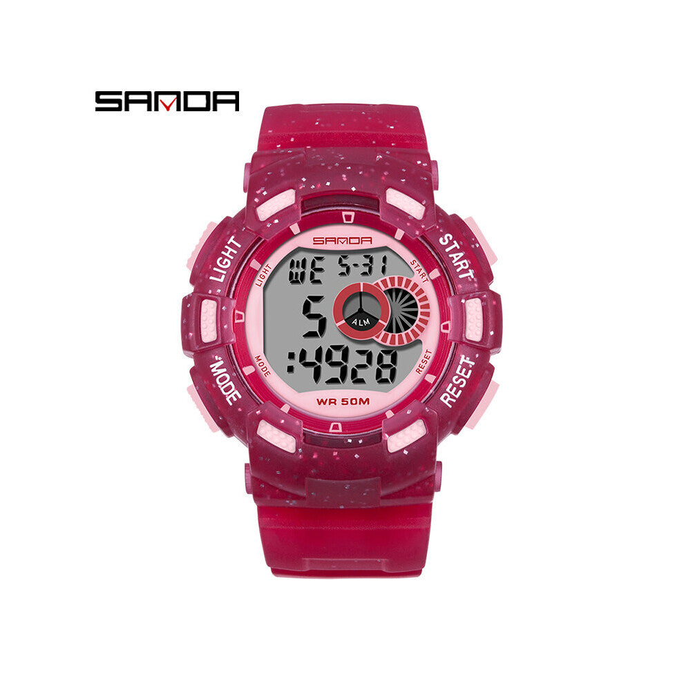 SANDA Children's Watches Girl Boy 50M Waterproof Luminous Pupils Watch Sports Electronic Wristwatch kids watches girls